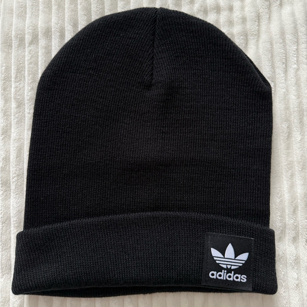 NWOT Adidas Black Beanie
